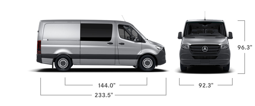 2025 Crew Van | Sprinter | Mercedes-Benz Vans