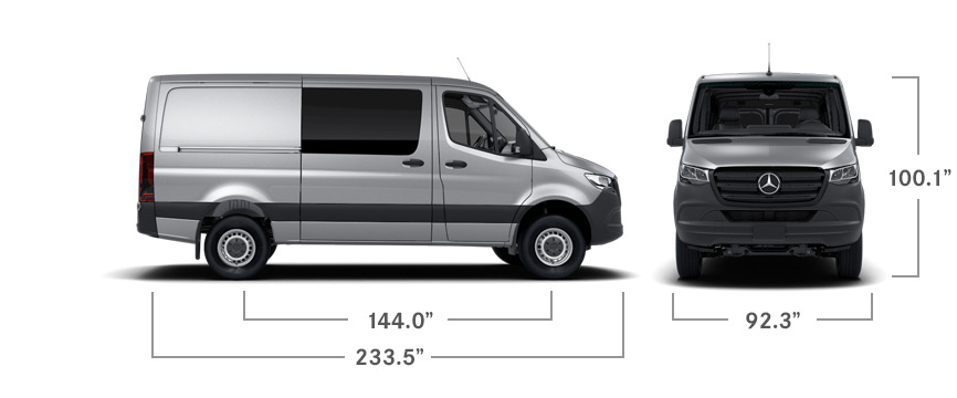 2025 Crew Van | Sprinter | Mercedes-Benz Vans