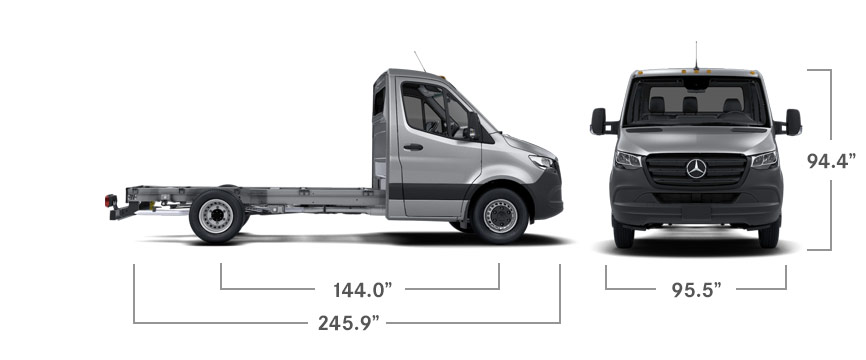 Mercedes benz store sprinter chassis cab